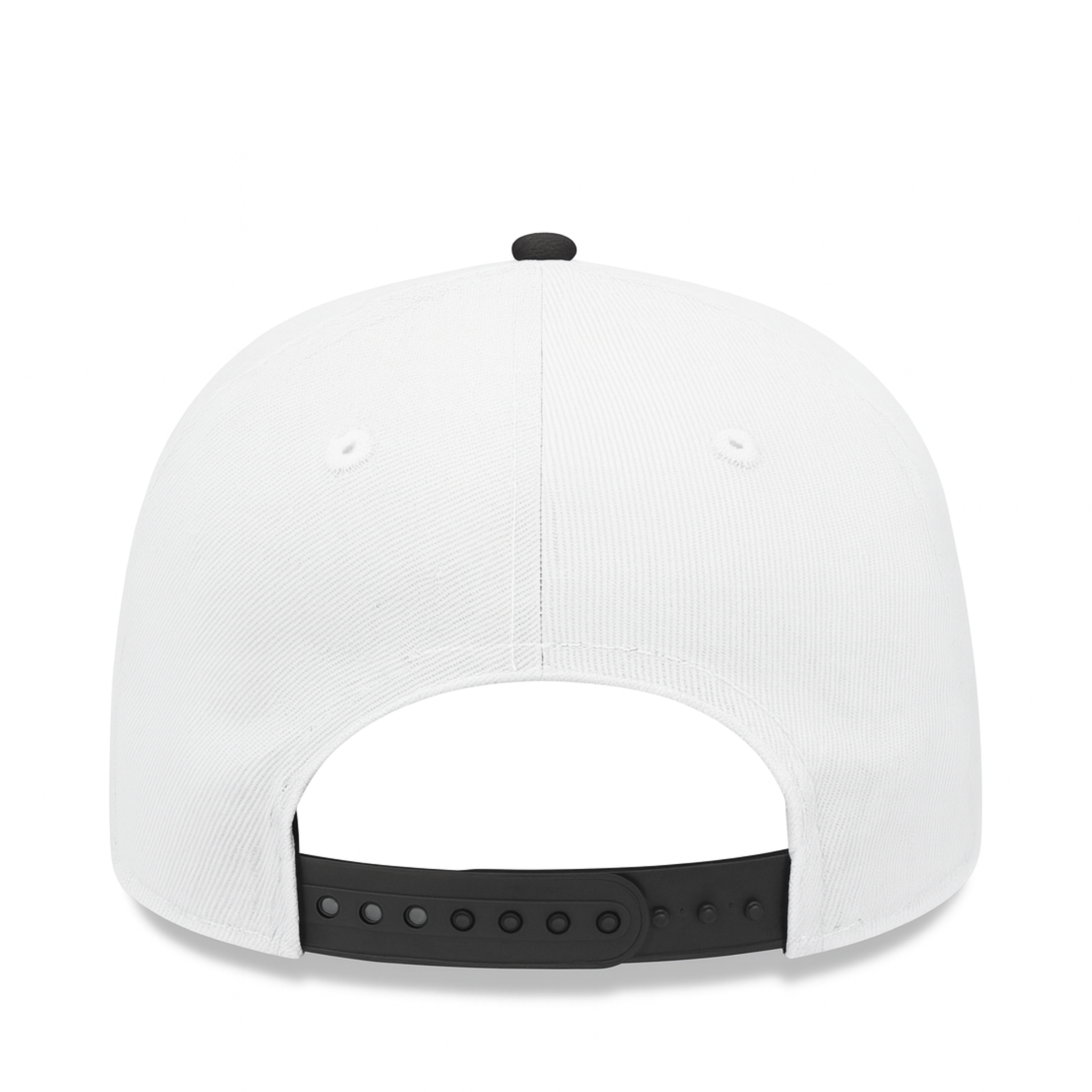 back of New Era Los Angeles Dodgers World Series 24 White Black 9FORTY A-Frame Snapback