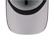 Gray Under Visor of New Era Baltimore Ravens Black A-Frame 9FORTY Snapback Hat