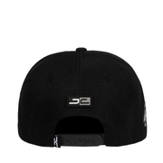 Back of JC Brand Rockstar Black Gray Snapback Hat