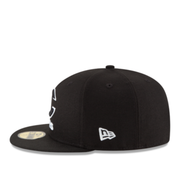 Side of New Era NFL Chicago Bears C Black 59FIFTY Men's Fitted Hat