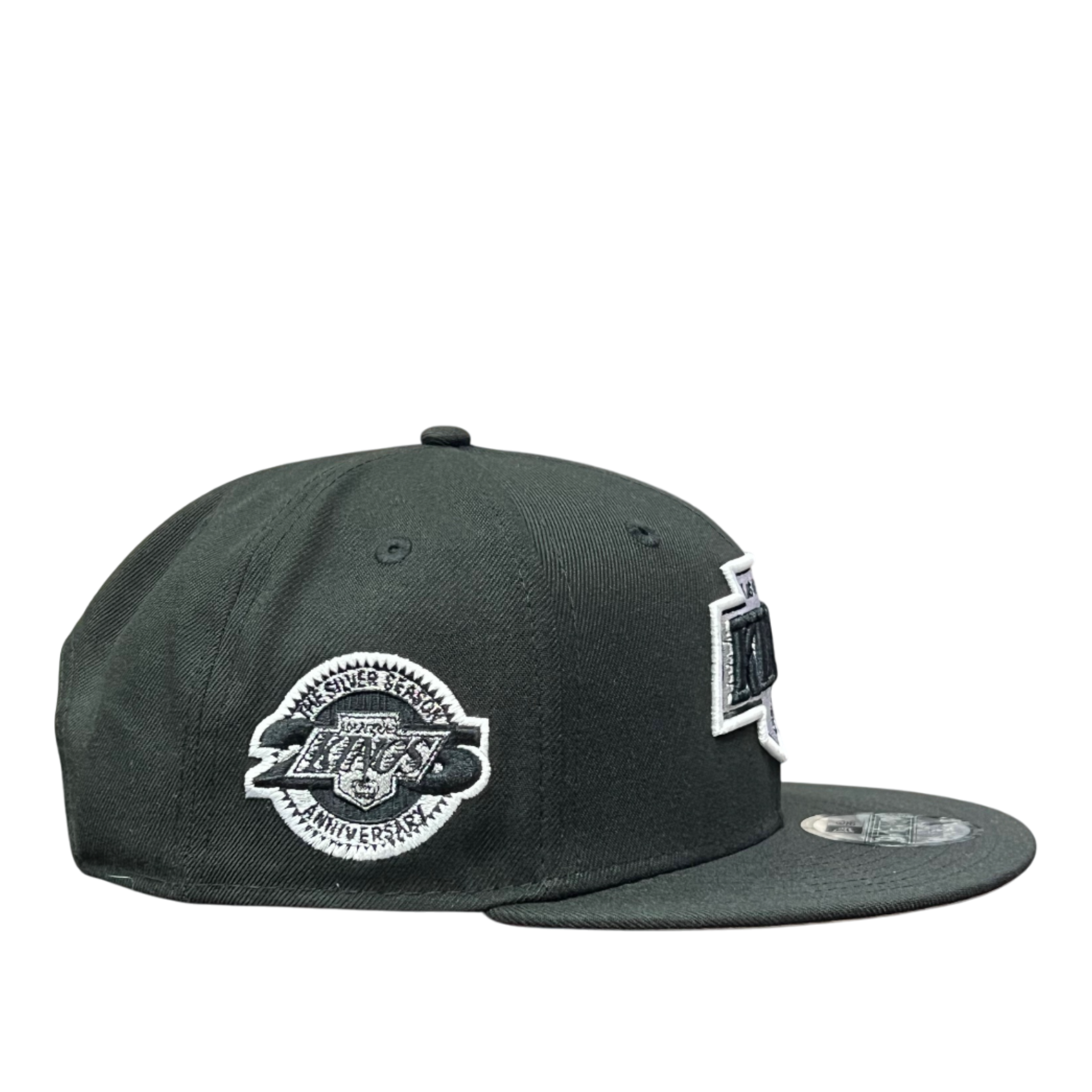 side of Los Angeles Kings Anniversary Black 9FIFTY Snapback Hat
