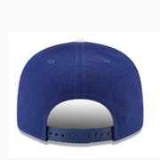 Back of New Era Los Angeles Dodgers Royal Japanese Triple Player Side Patch 9FIFTY Snapback Hat