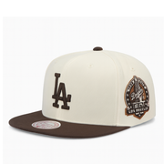 Los Angeles Dodgers Fashion Basic 60th Anniversary Brown Original Fit Snapback