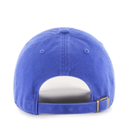 Back of 47 Brand Los Angeles Dodgers Royal Blue Cooperstown Clean Up Adjustable Hat