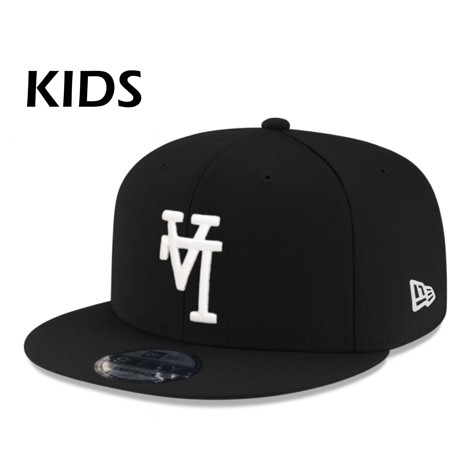 YOUTH Los Angeles Dodgers LA Upside Down Black 9FIFTY Snapback Cap