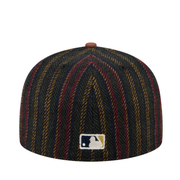 back of new era vintage herringbone chicago white sox 59fifty fitted hat