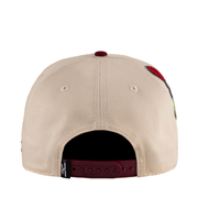 Back of JC Brand Money Love Beige/Red Snapback Hat