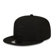 New Era New Era St. Louis Cardinals STL Black on Black 9FIFTY Snapback