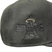 2010 asg side patch of New Era Los Angeles Anaheim Angels Black Gold Halo ASG 59FIFTY Fitted Hat