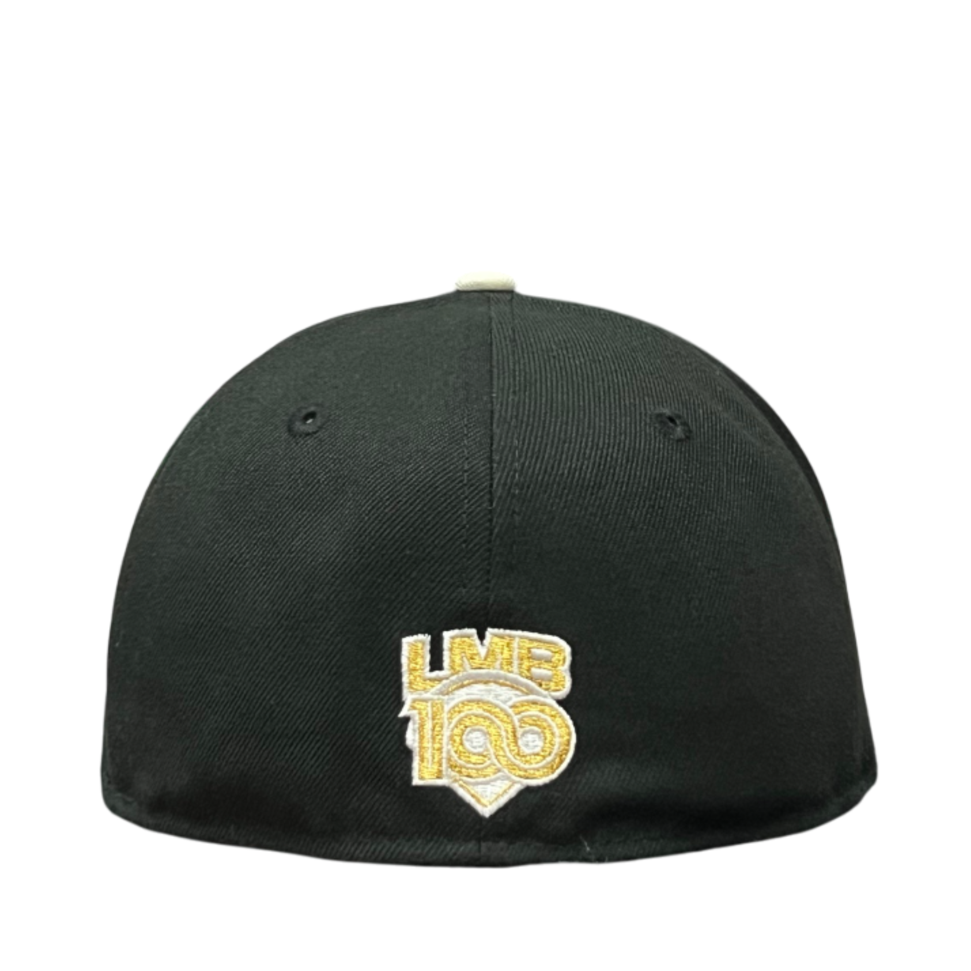 back of LMB Toros De Tijuana Black White 59FIFTY Fitted Hat