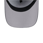 Gray Under Visor of New Era Anaheim Ducks Black 9FORTY A-Frame Snapback Hat