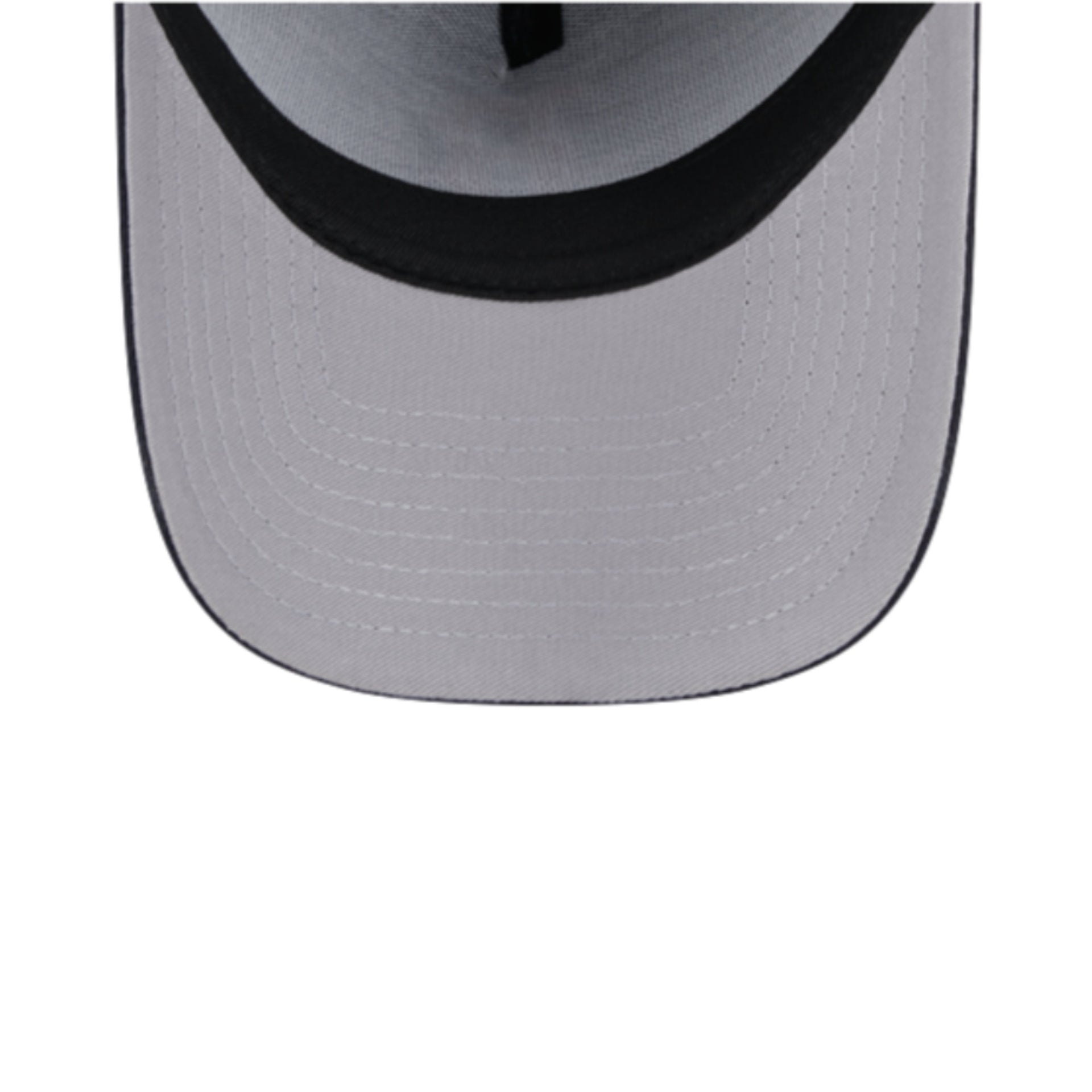 Gray Under Visor of New Era Anaheim Ducks Black 9FORTY A-Frame Snapback Hat