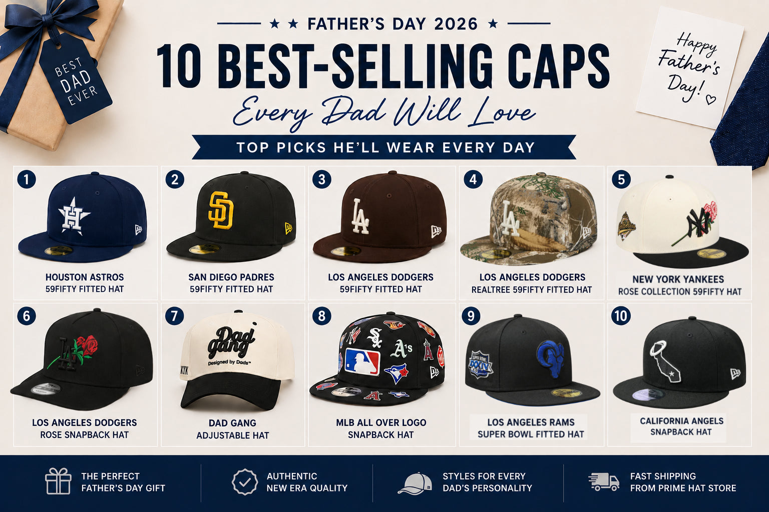 Best Father's Day Hats 2026: 10 Best-Selling Caps Every Dad Will Love