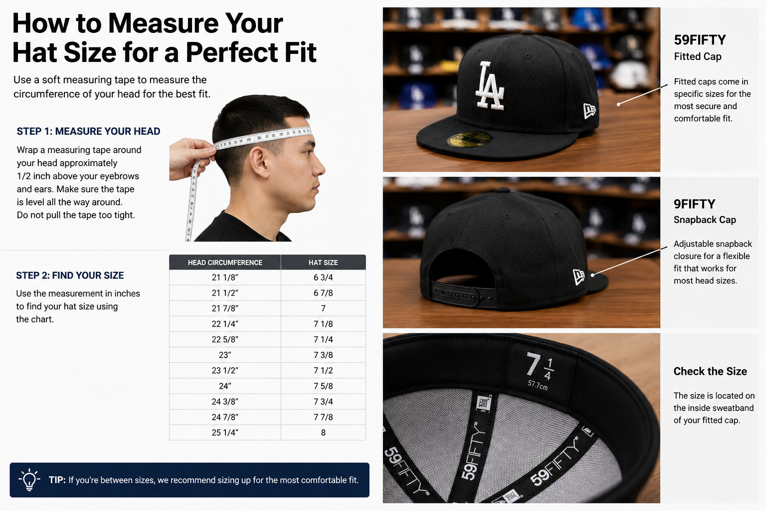 How to Measure Your Hat Size for New Era Fitted Hats | Prime Hat Store