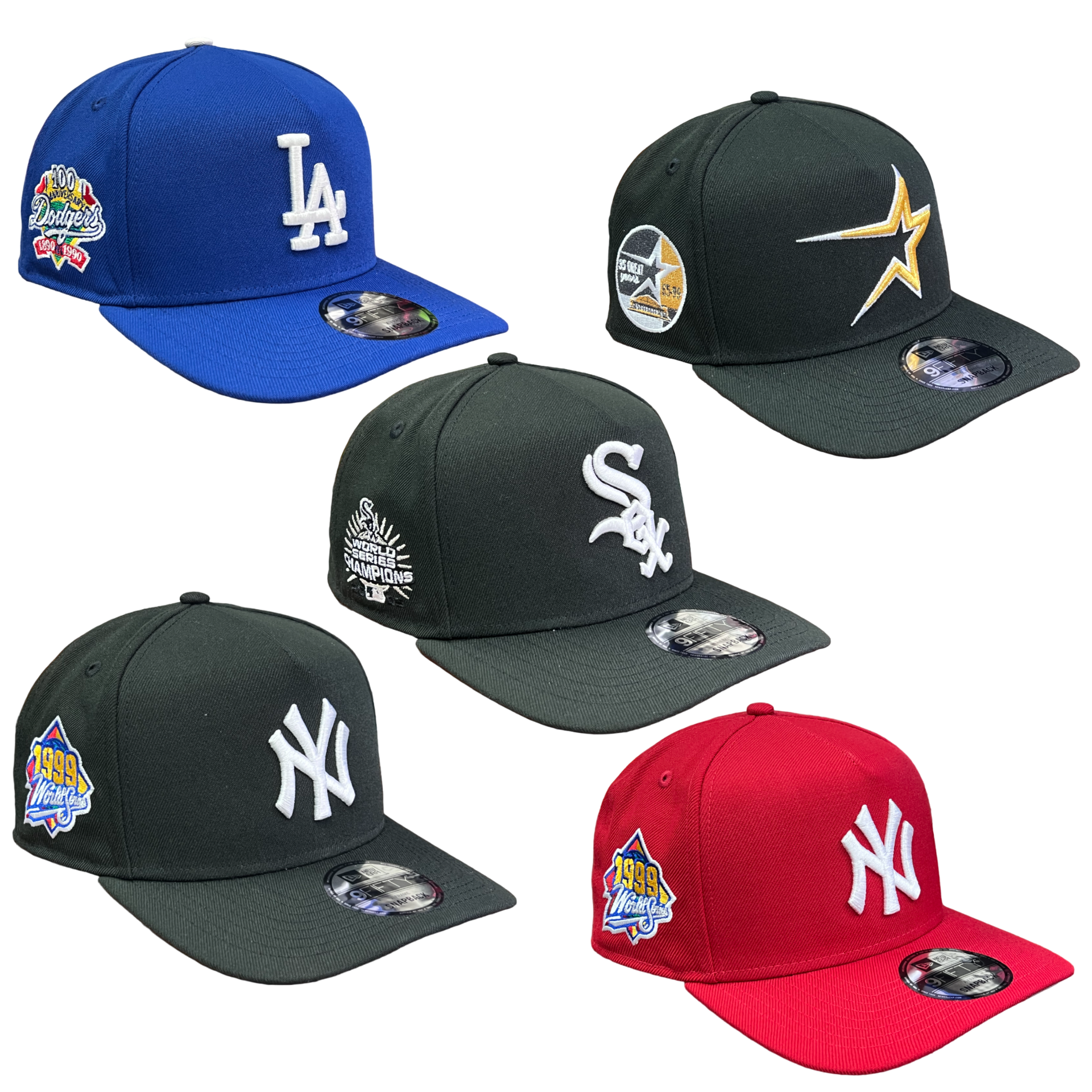 New Era 9fifty A-frame curved snapback hats collection