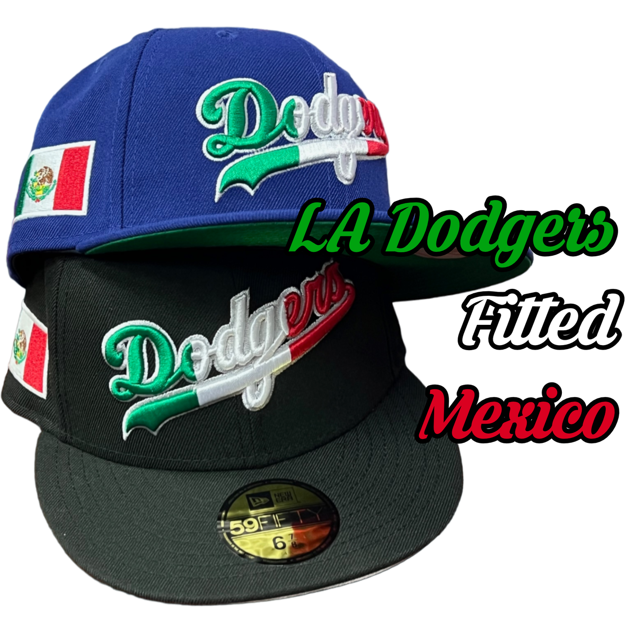 Mexico and Los Angeles Dodgers New Era Fitted Hat Collection