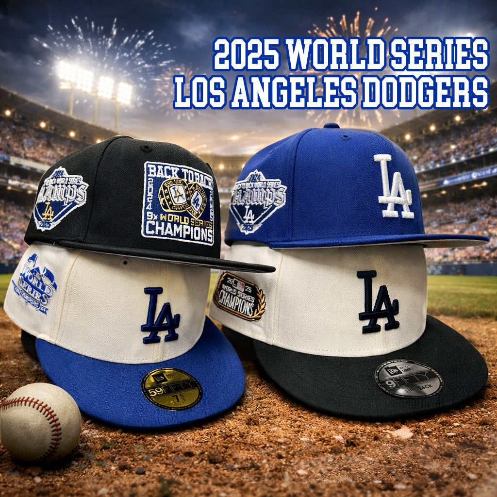 los angeles dodgers 2025 world series new era hat collection