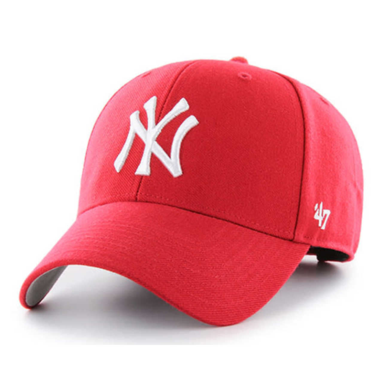 47 Brand New York Yankees NY Red MVP Adjustable Velcro Hat
