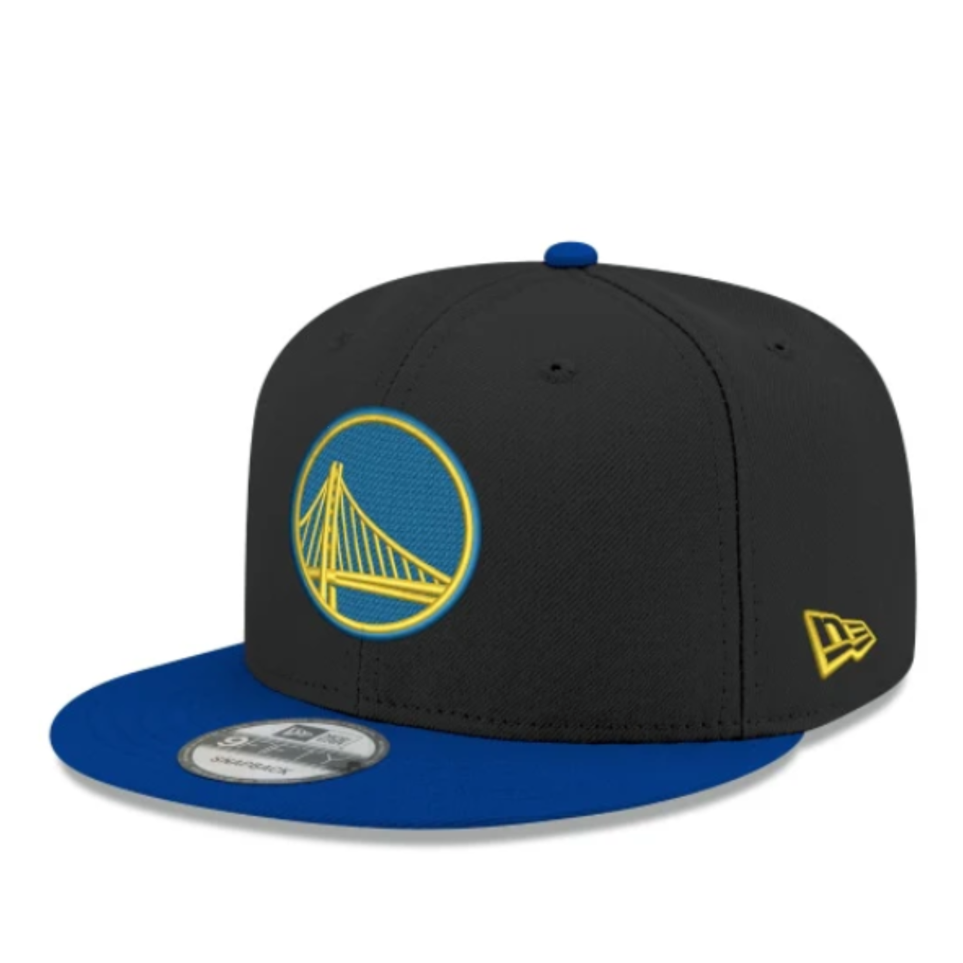 Black and Blue Golden State Warriors New Era Snapback Cap