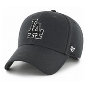 '47 Brand Los Angeles Dodgers Charcoal MVP Adjustable Hat front view