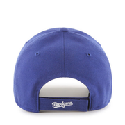 Back of 47 Brand Los Angeles Dodgers LA Royal Blue MVP Adjustable Hat