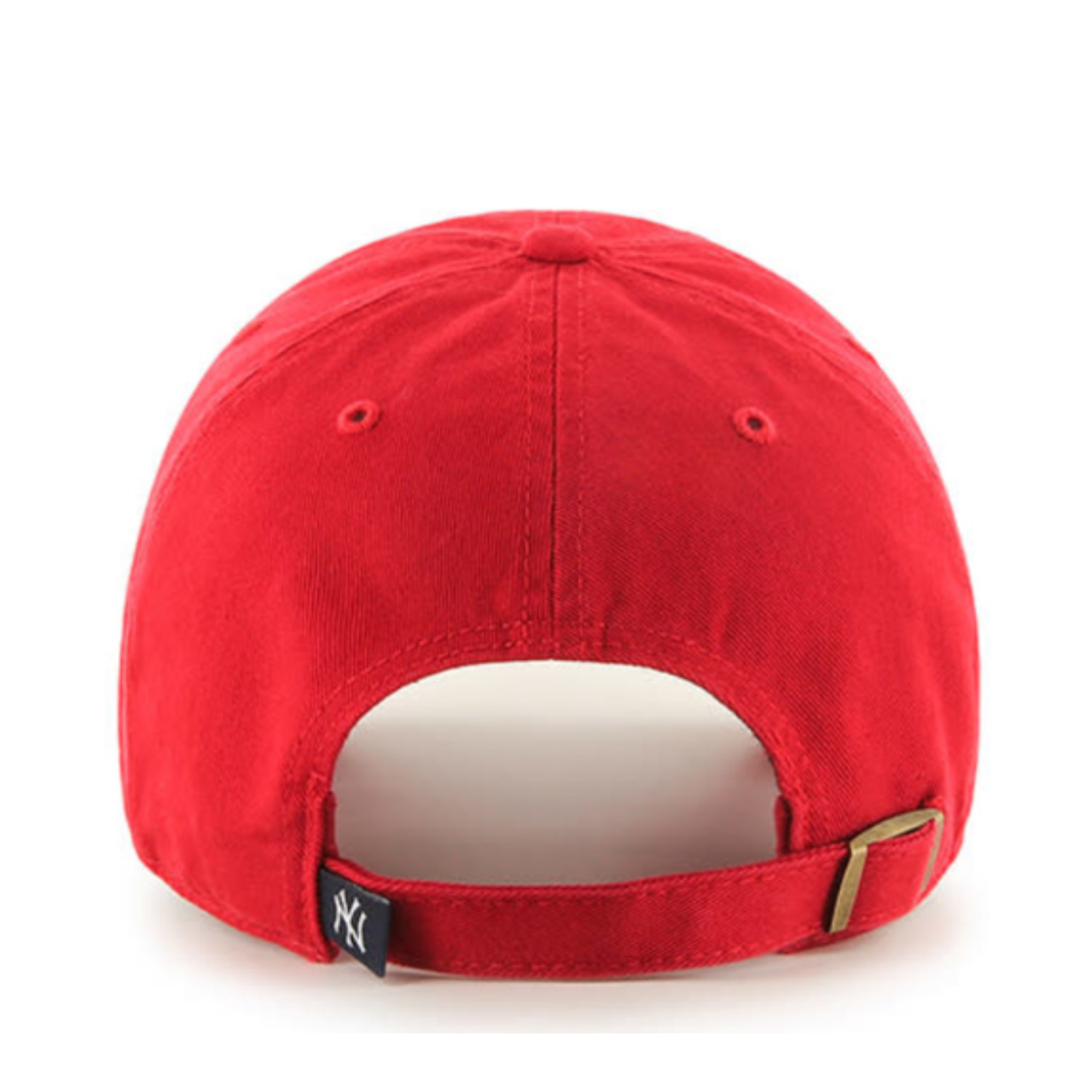 Back of 47' Brand New York Yankees NY Clean Up Red Adjustable Strap Hat 