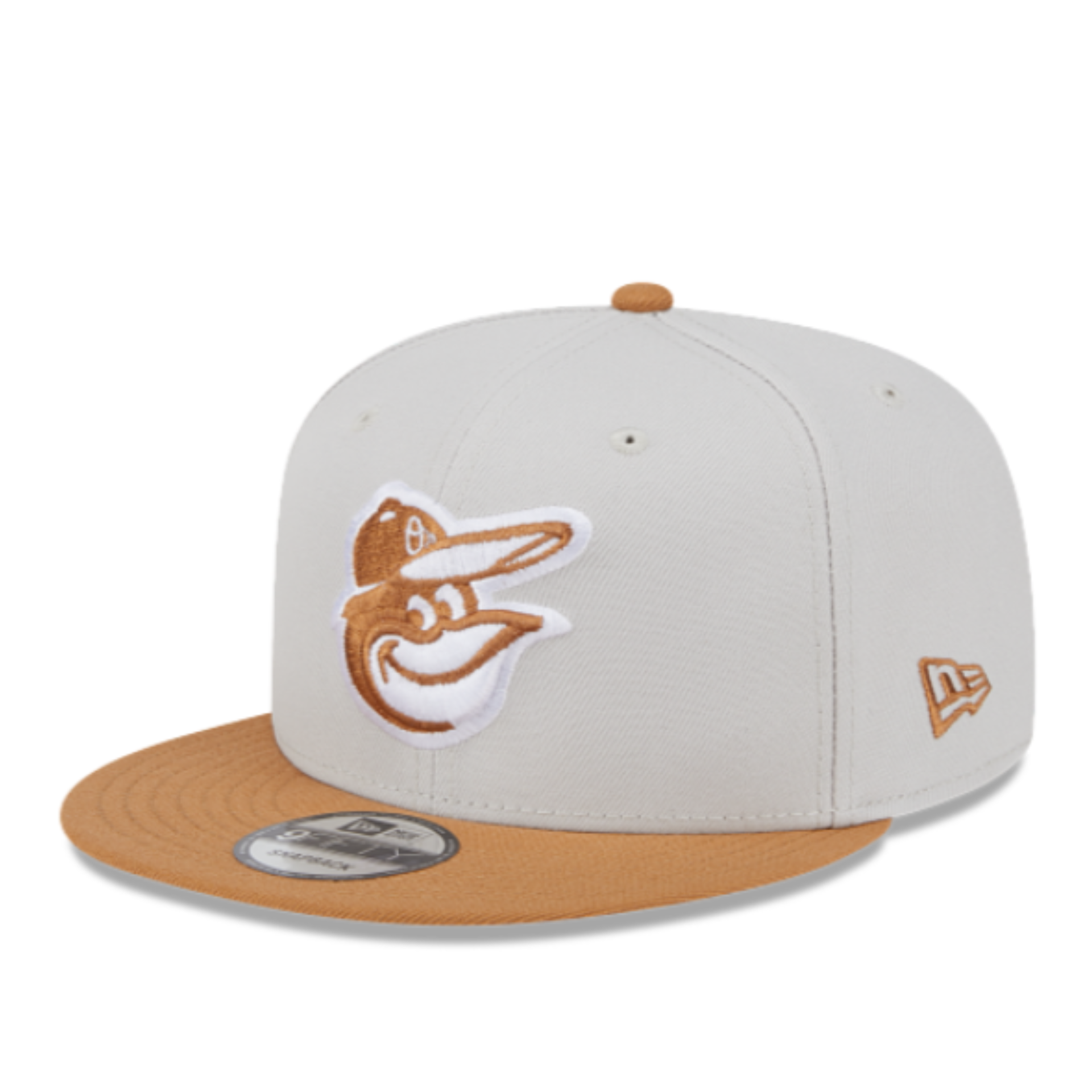 New Era 9Fifty Baltimore Orioles Duck 2 Tone Light Bronze Snapback Hat