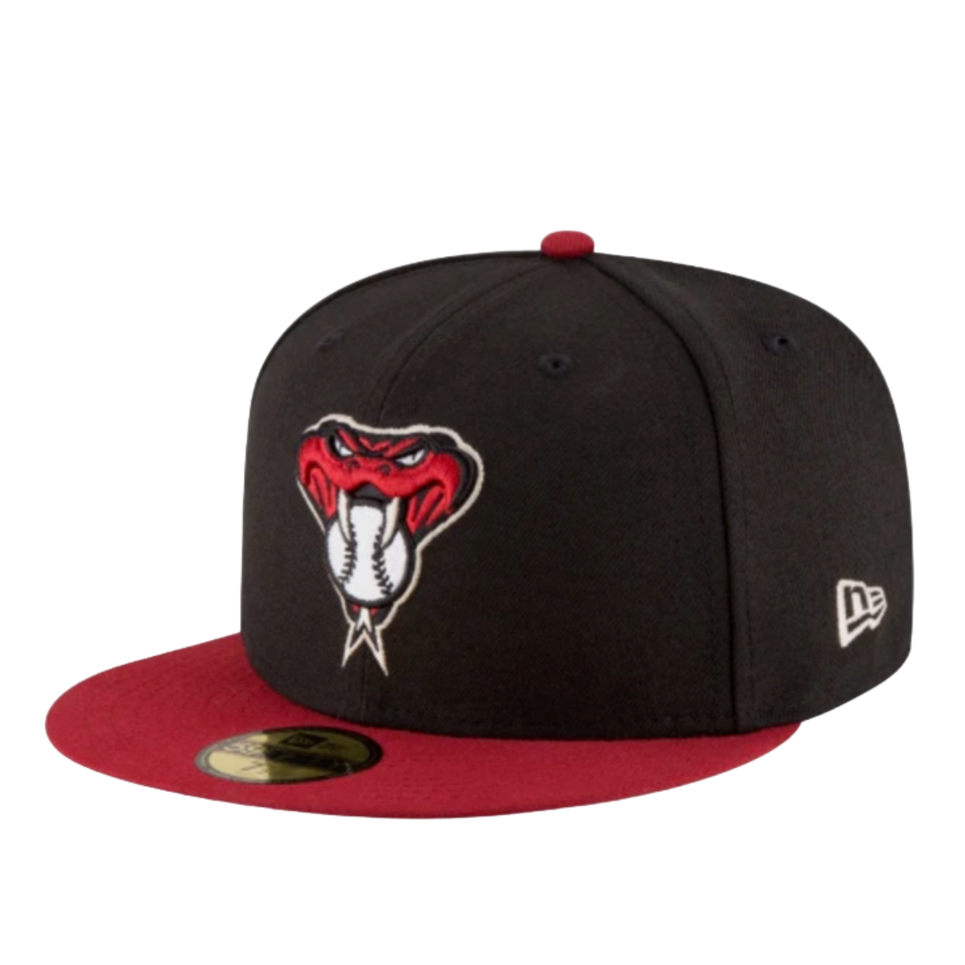 Black and Burgundy Arizona Diamondbacks Snake New Era 59fifty Fitted Men's hat