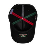 Bottom of JC Brand Watermelon Cat Black Snapback Hat