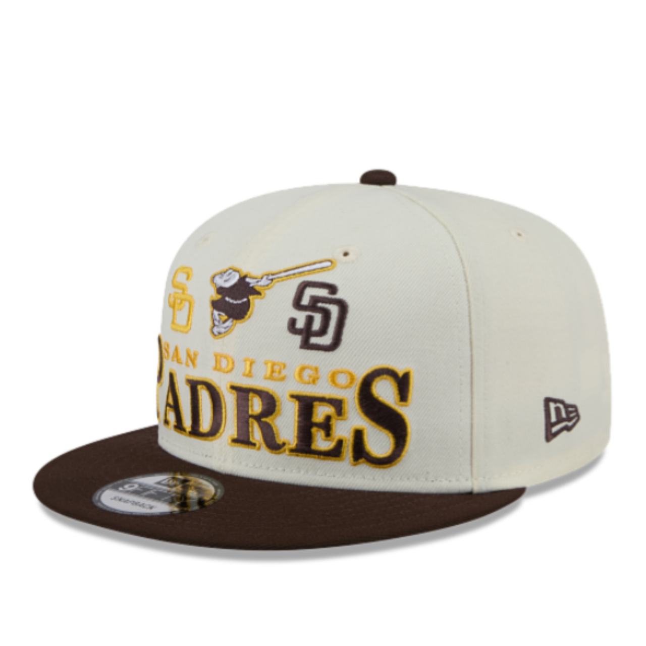 New Era San Diego Padres Chrome Brown 9FIFTY Snapback Hat