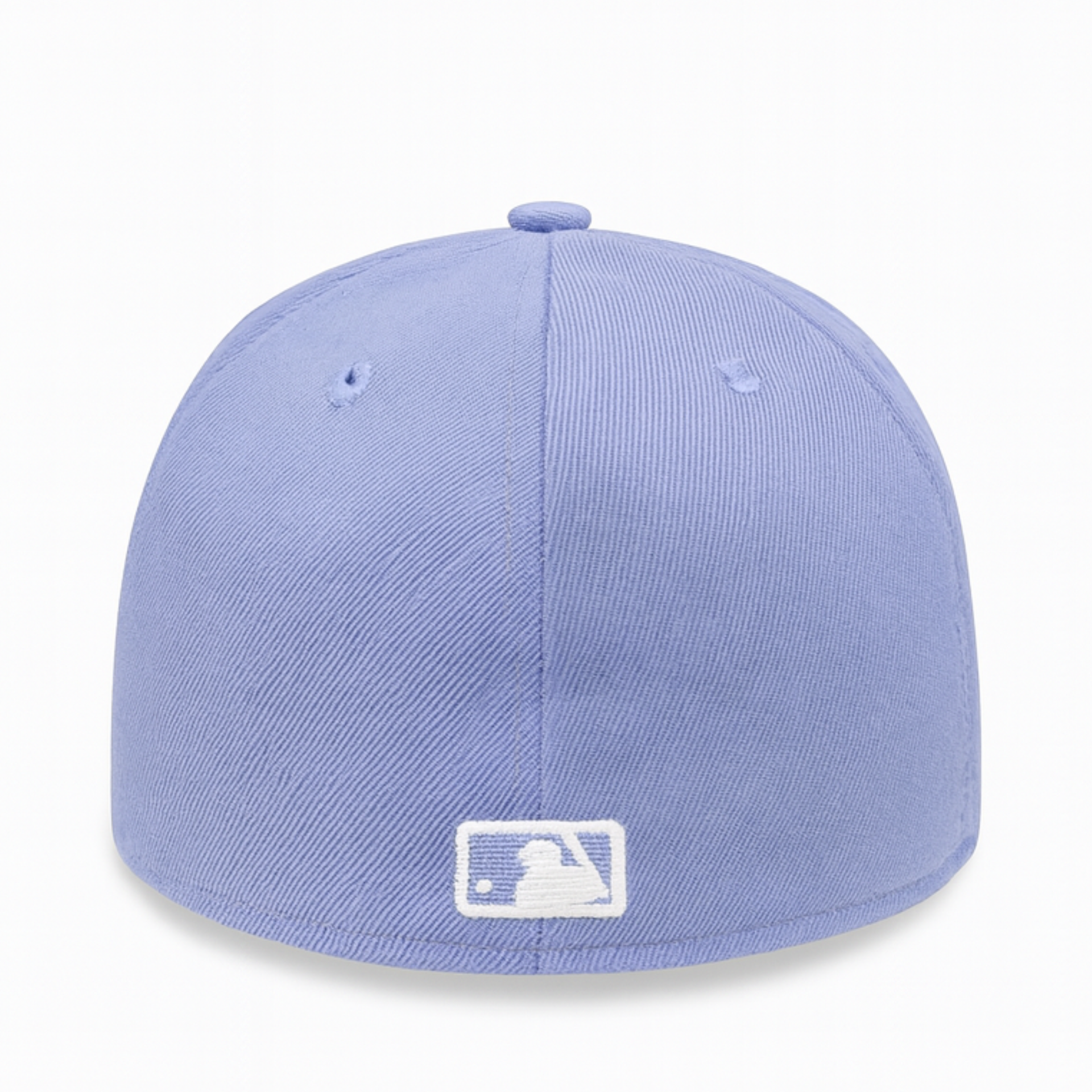 back of New Era New York Yankees Lavender 59FIFTY Fitted Hat