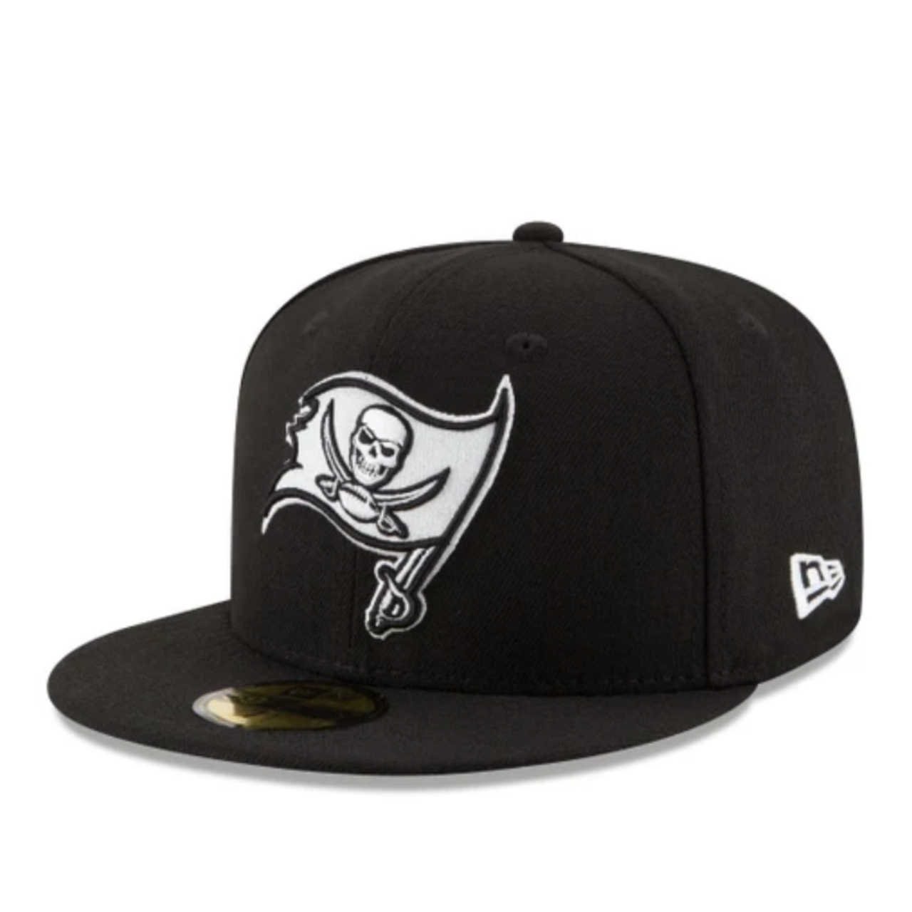 New Era Tampa Bay Buccaneers Black White 59FIFTY Fitted Hat