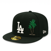 New Era Los Angeles Dodgers Palm Tree Black 59FIFTY Fitted Hat