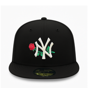 New Era New York Yankees Rose Thorn Black 59FIFTY Fitted Hat