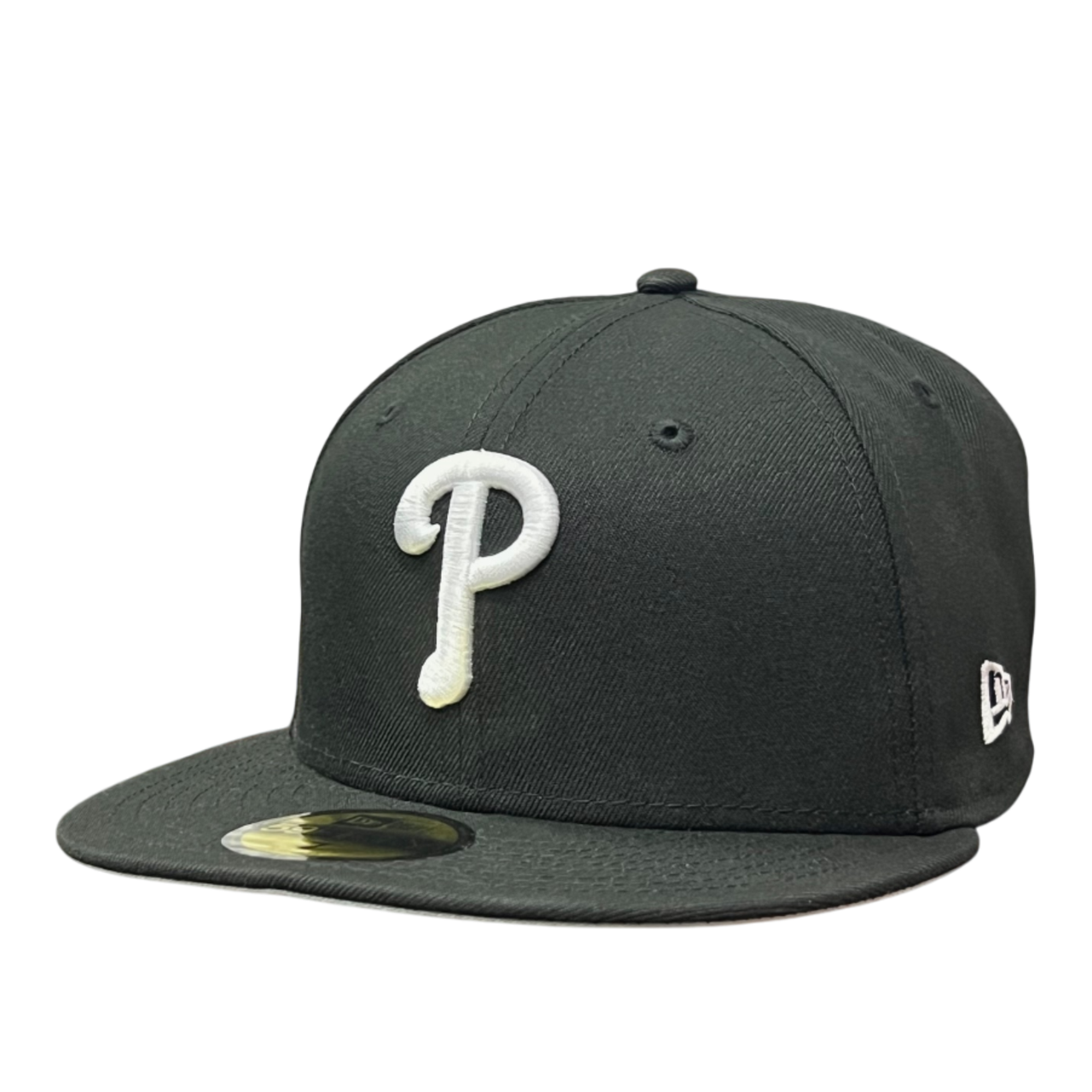 Philadelphia Phillies P Black 59FIFTY Fitted Hat