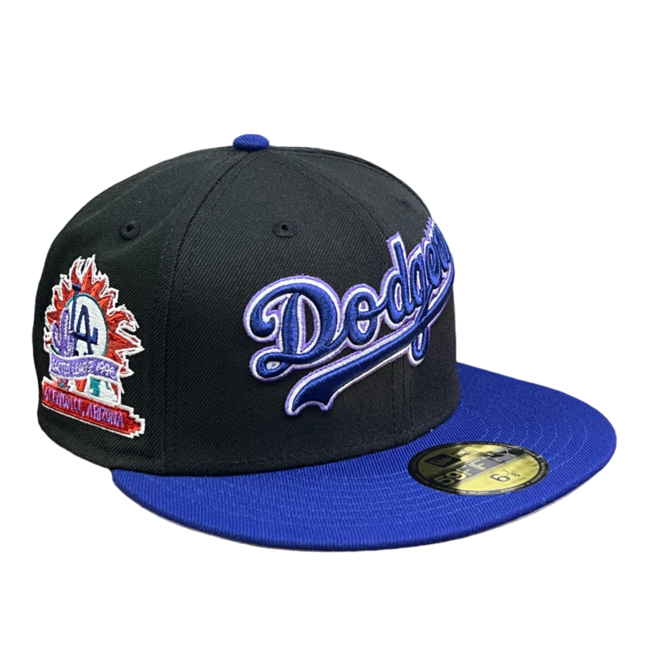 Black Blue Los Angeles Dodgers Retro Spring Training New Era Fitted Hat