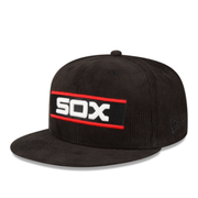 Black Chicago White Sox Corduroy New Era Fitted Cap