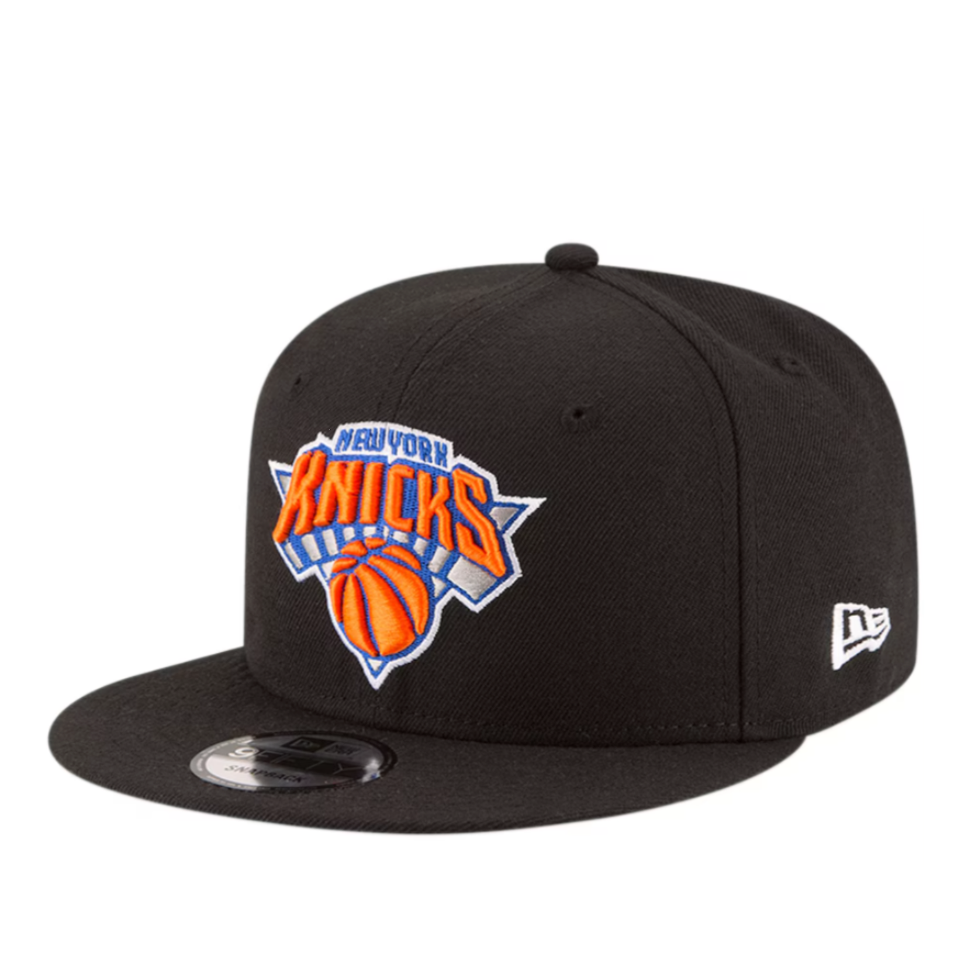 Black New York Knicks Basketball New Era Snapback Cap