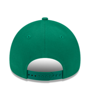 Back of New Era Boston Celtics Green 9FORTY A-Frame Snapback Hat