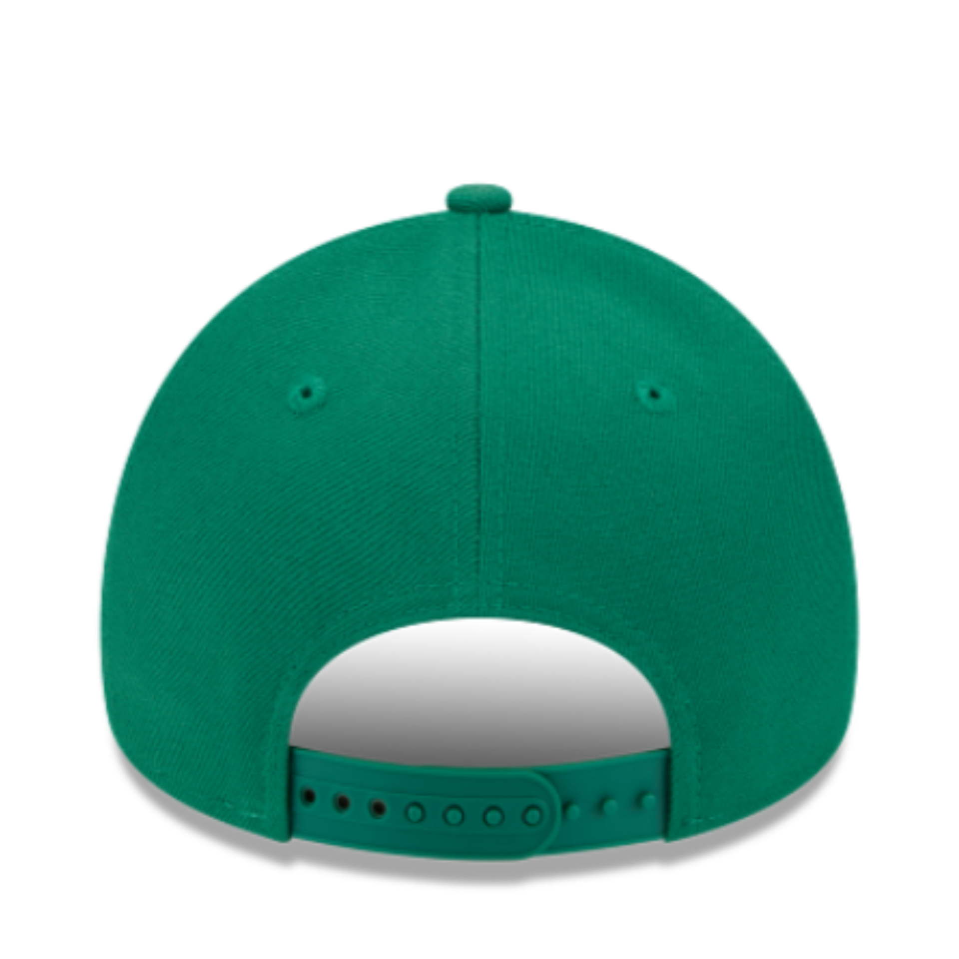 Back of New Era Boston Celtics Green 9FORTY A-Frame Snapback Hat