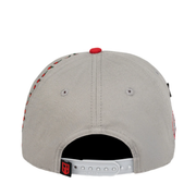 Back of JC Brand  LOU LOU CHERRY Gray Snapback Hat