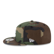 New Era Atlanta Braves Camo Green 9Fifty Snapback Side