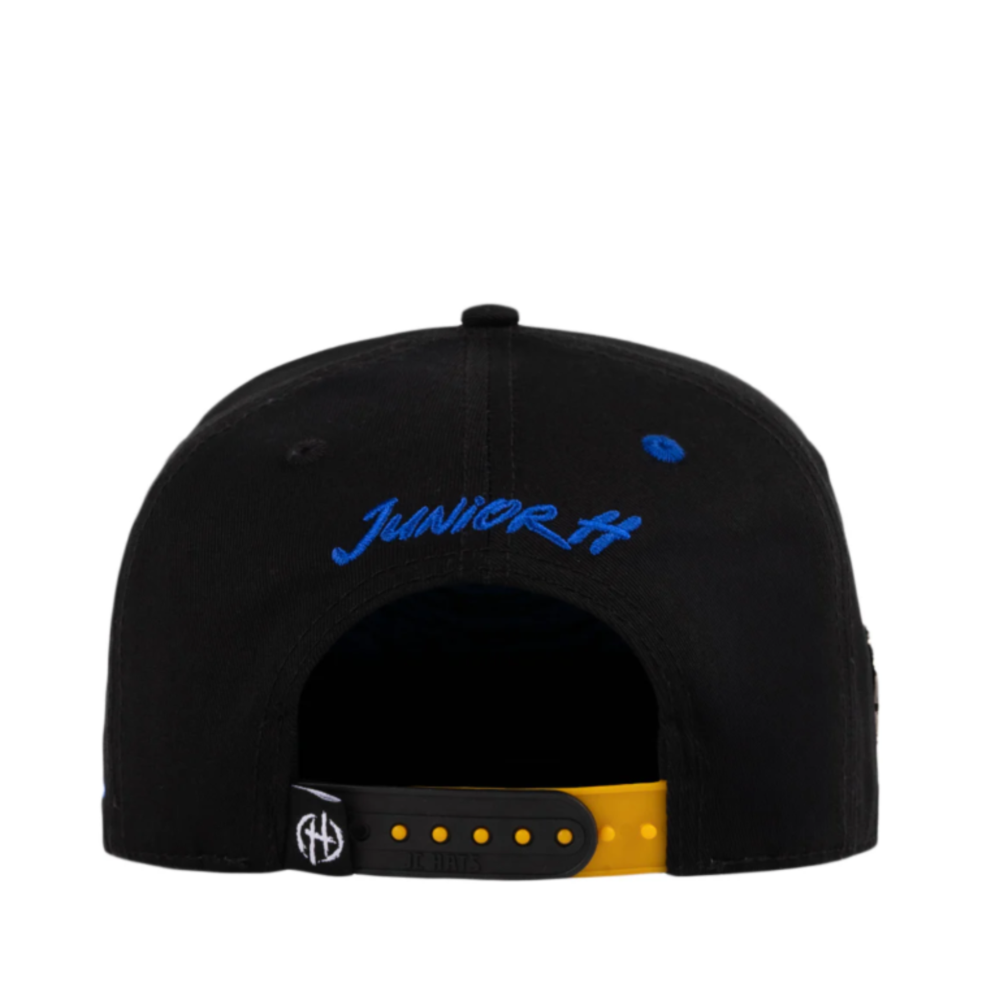 Back of JC Brand SAD BOYZ Black Snapback Hat 