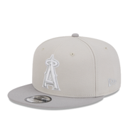 New Era Los Angeles Anaheim Angels Bone/Gray 2 Tone Color Pack 9Fifty Snapback Hat