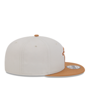 Side of New Era Toronto Blue Jays Color Pack Two-Tone Khaki/Bronze 9FIFTY Snapback Hat