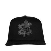 Black Business Hands Metal Logo JC Snapback Cap