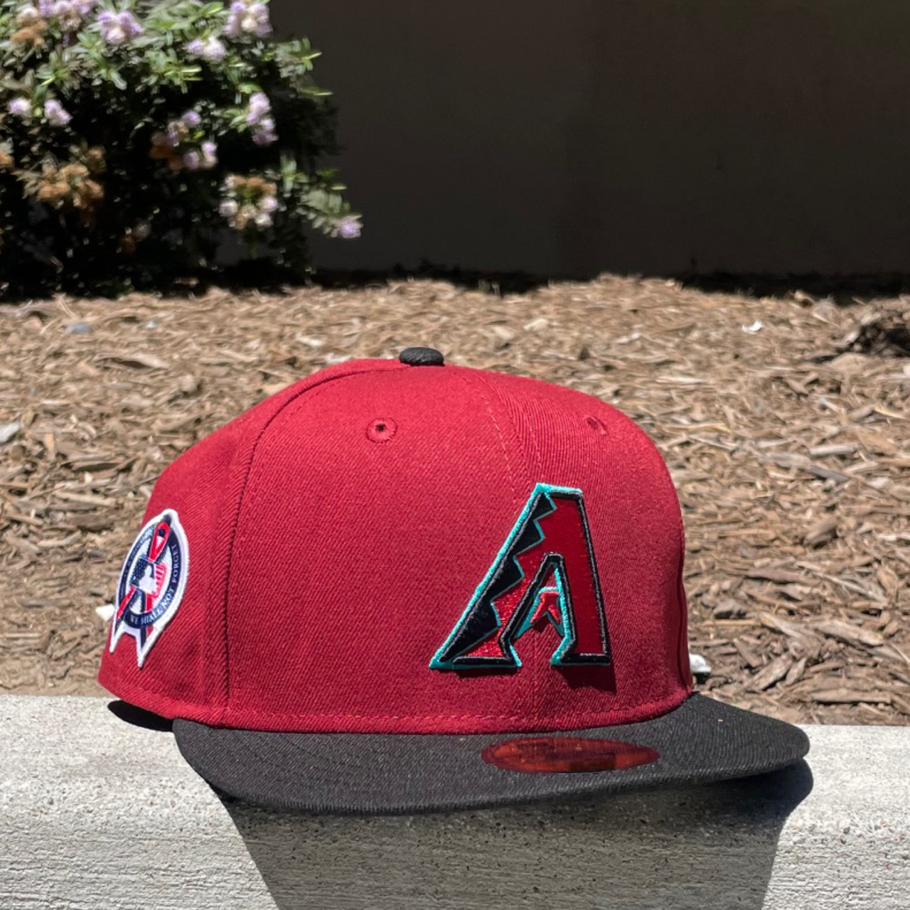 burgundy black Arizona diamondbacks 9/11 memorial new era 59fifty fitted hat