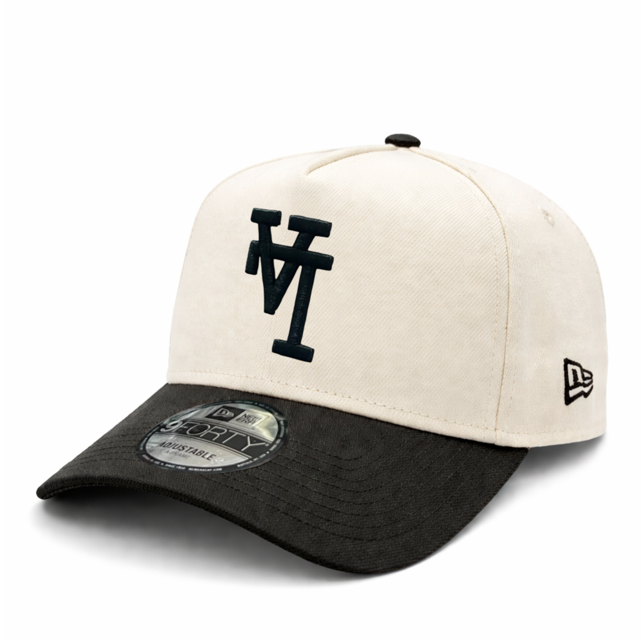 New Era Los Angeles Dodgers Upside Down Chrome Black 9FORTY A-Frame Snapback