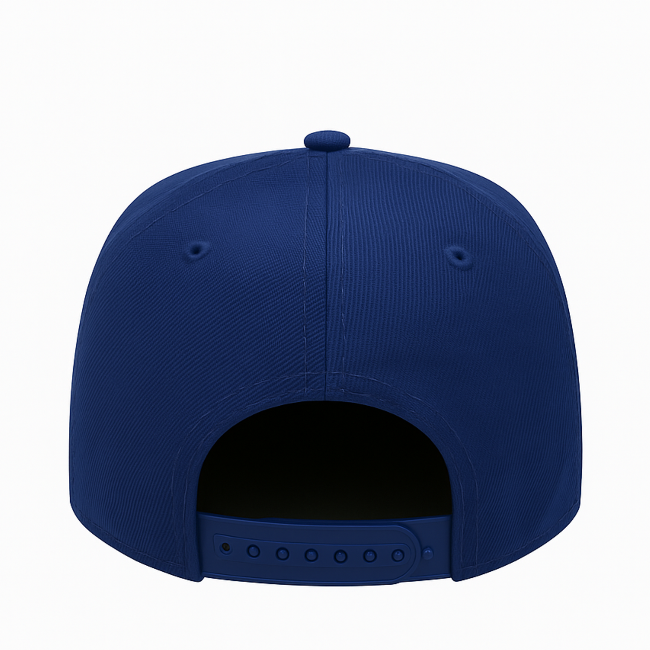 Back of New Era New York Yankees Dark Royal Blue 9FORTY A-Frame Snapback Hat