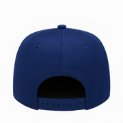 Back of New Era New York Yankees Dark Royal Blue 9FORTY A-Frame Snapback Hat